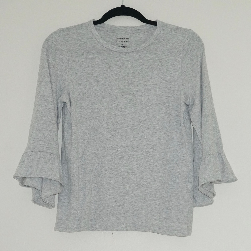 Banana Republic Grey Bell Sleeve